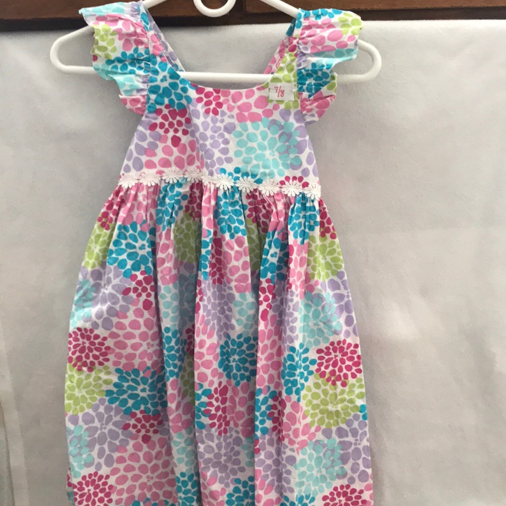 Kelly’s Kids Speckled Flowers Dress